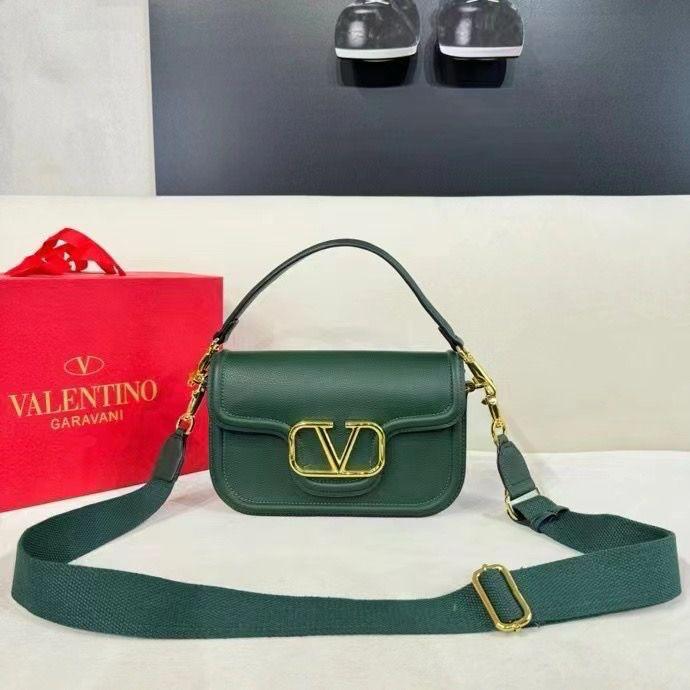 Valentino Garavani Loc Leather Shoulder Bag