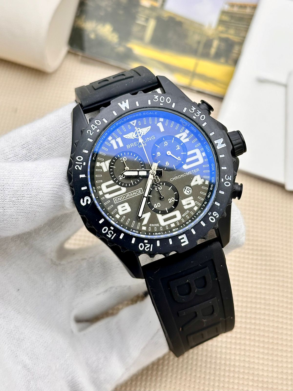 Brietling menz watch Chrono working