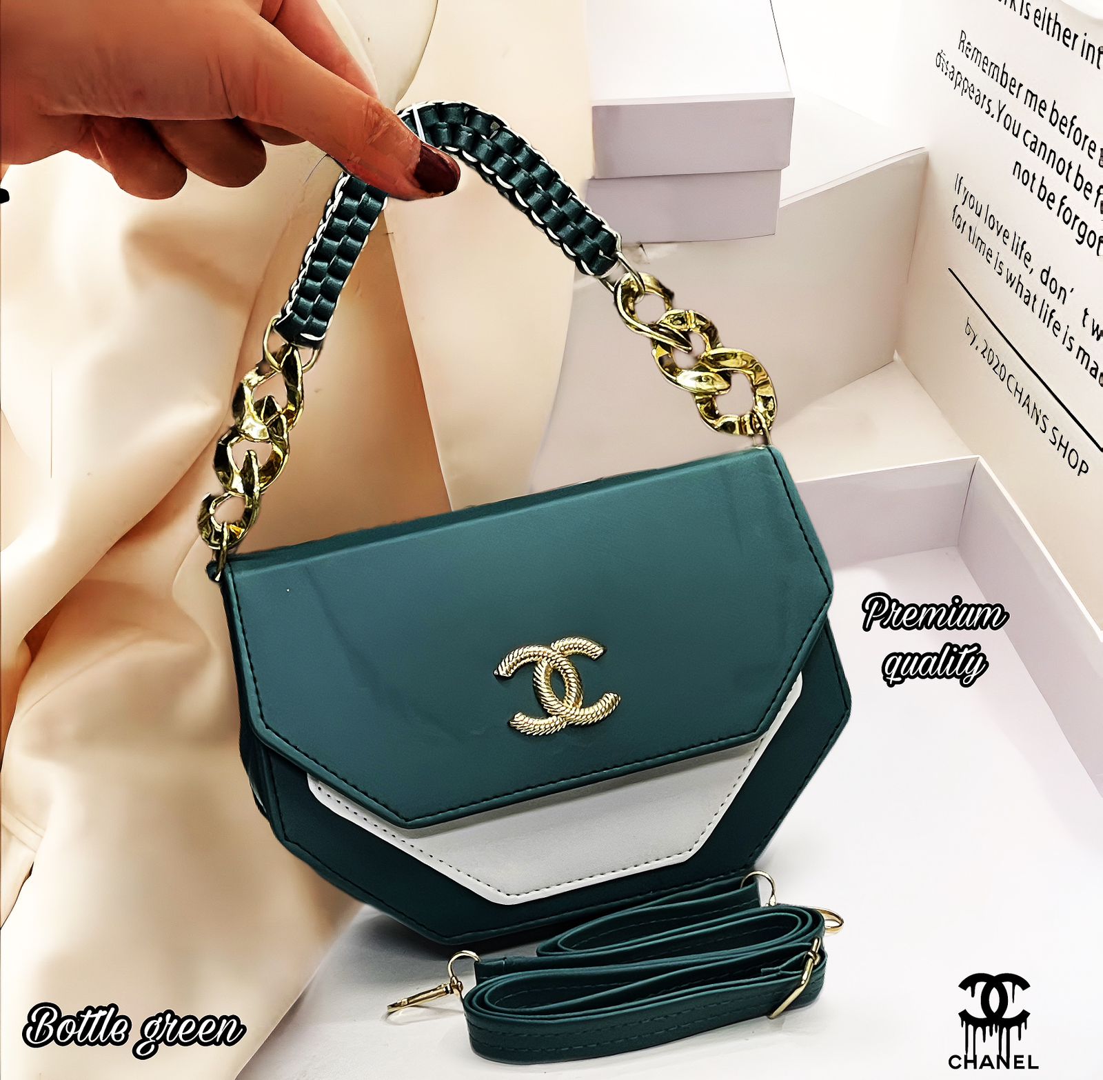 Exclusive Chanel Luxury Purses Green