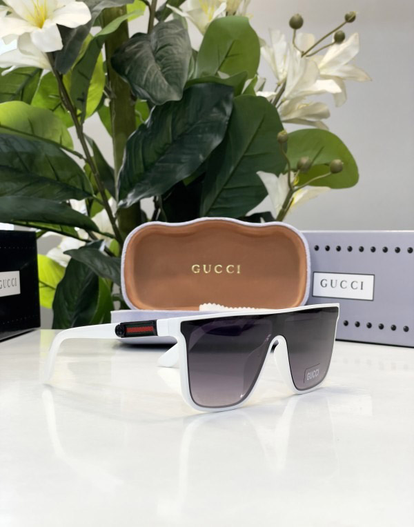 Gucci White Shaded Glasses